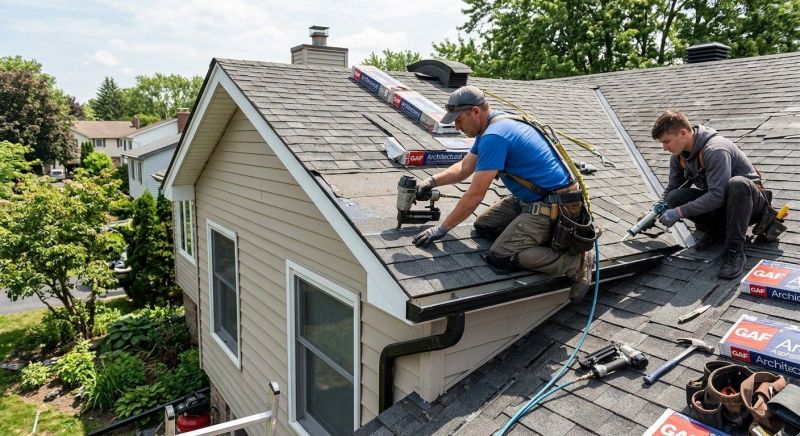 A Frame Roof Repair in Camden County, NJ