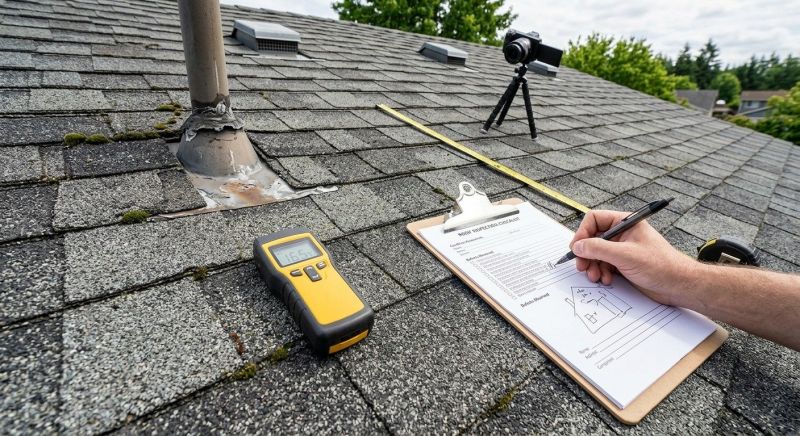 Asphalt Roof Inspection in Wynnewood, PA
