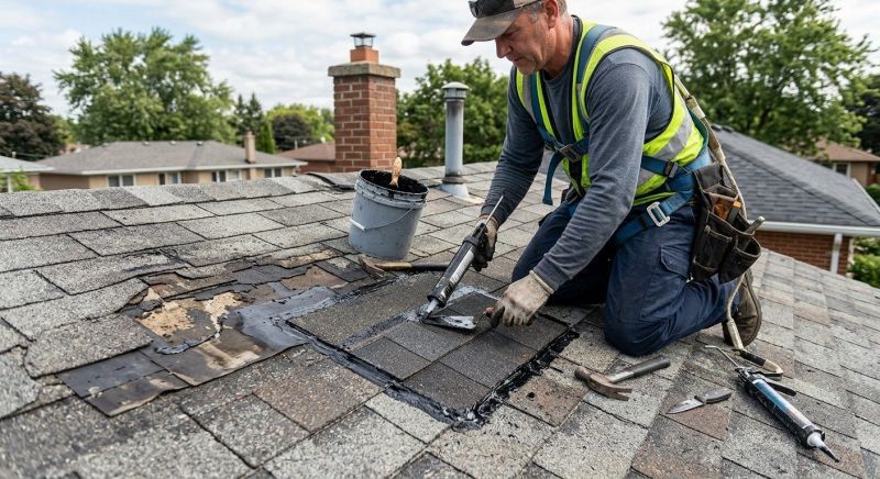 Asphalt Roof Leak Repair in Bryn Mawr, PA