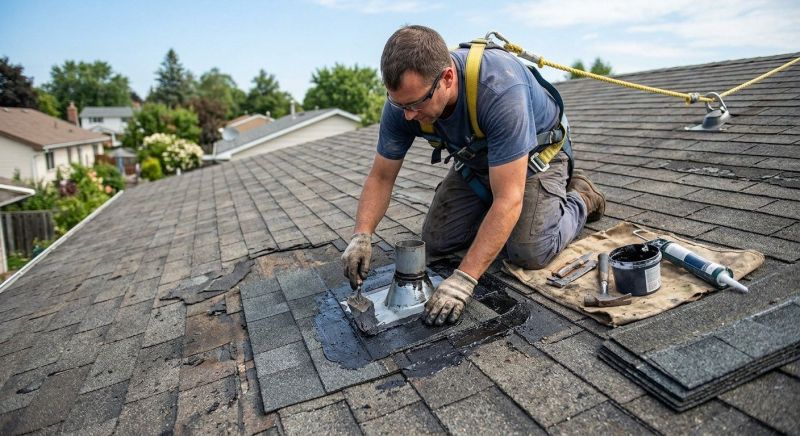 Asphalt Roof Leak Repair in Burlington, NJ
