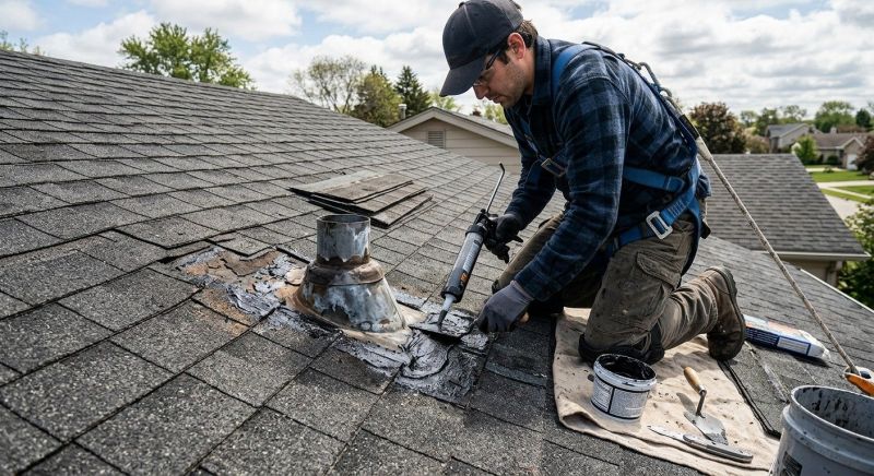 Asphalt Roof Leak Repair in Collingswood, NJ