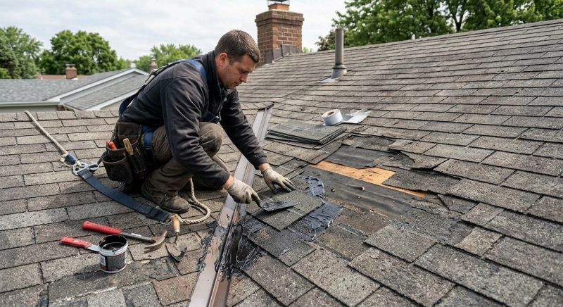 Asphalt Roof Leak Repair in Upper Darby, PA