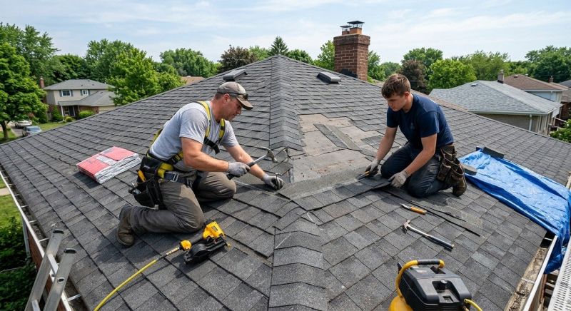 Asphalt Roof Repair in Upper Darby, PA