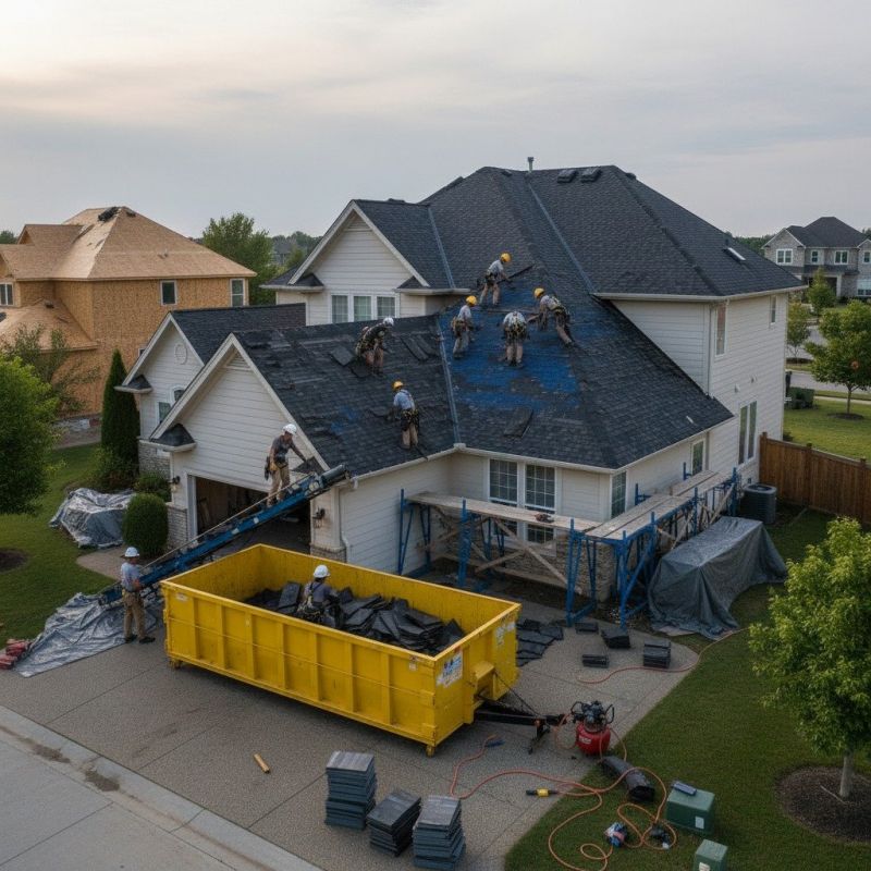 Asphalt Roof Replacement in Broomall, PA