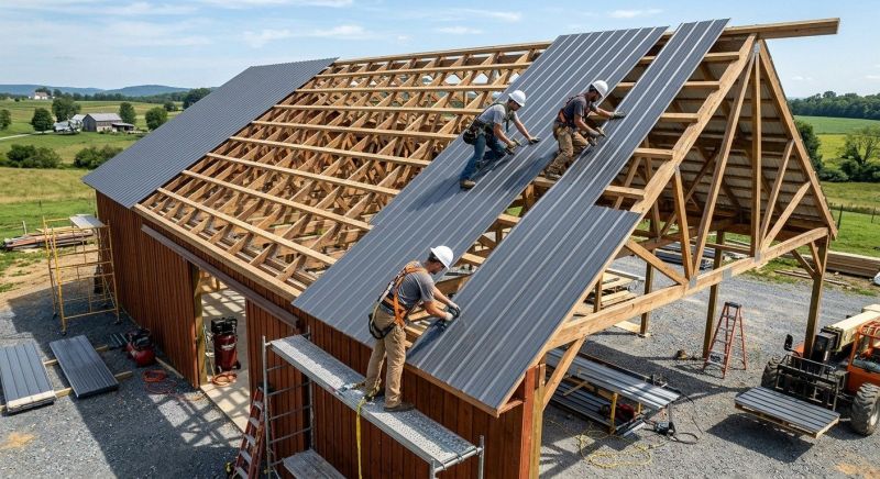 Barn Roof Installation in Camden County, NJ