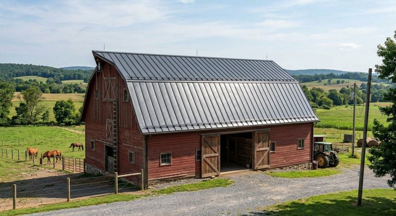 Barn Roof Replacement in Haddonfield, NJ