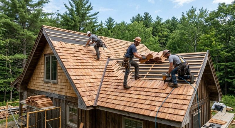 Cedar Roof Installation in Drexel Hill, PA