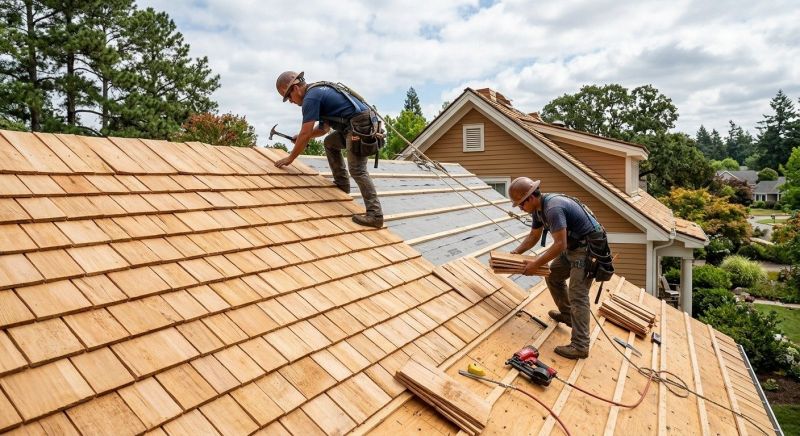Cedar Roof Installation in Huntingdon Valley, PA