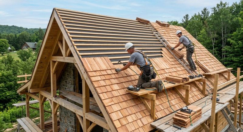 Cedar Roof Installation in Camden County, NJ