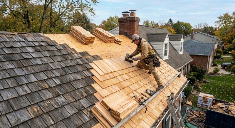 Cedar Roof Replacement in Marcus Hook, PA