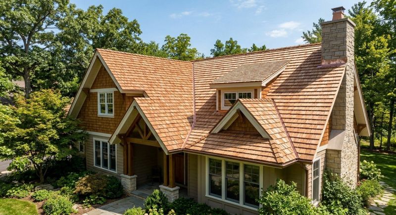 Cedar Shake Roof Construction in Moorestown, NJ