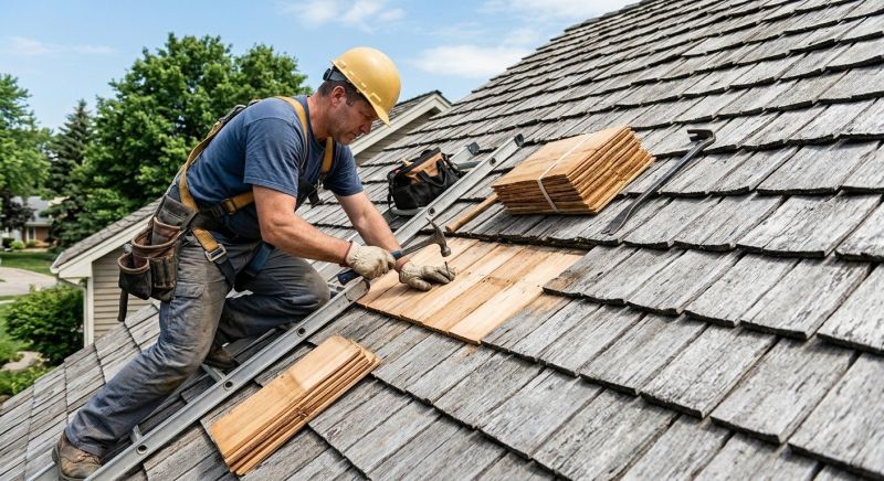 Cedar Shake Roof Repair in Gloucester County, NJ