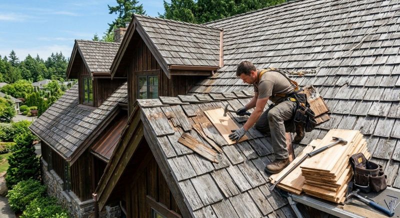 Cedar Shake Roof Repair in Hammonton, NJ