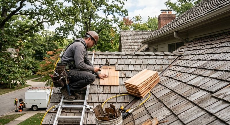 Cedar Shake Roof Repair in Havertown, PA