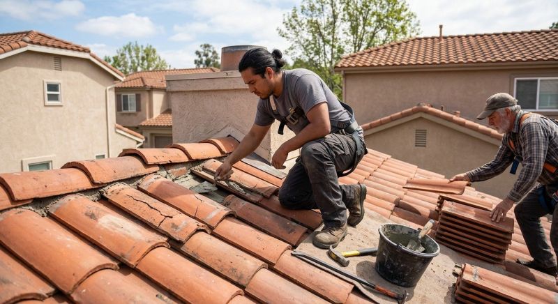 Clay Roof Leak Repair in Camden County, NJ