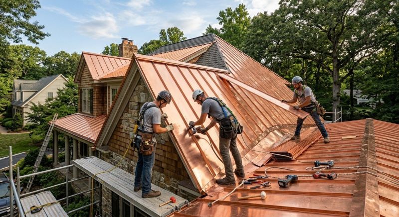 Copper Roof Installation in Camden County, NJ