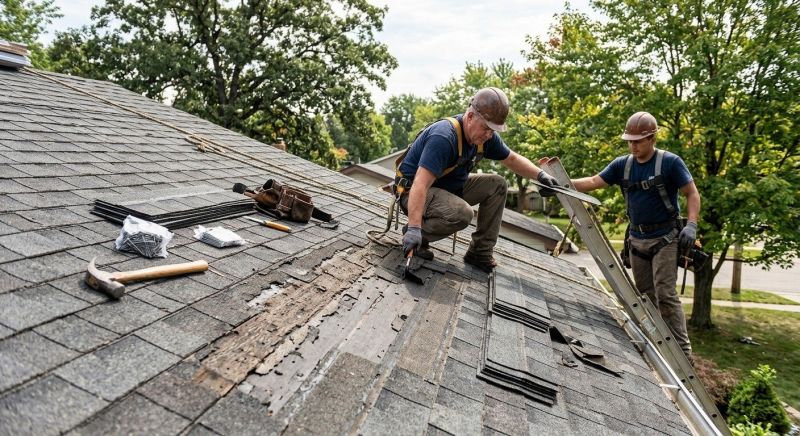 Damaged Roof Repair in Hainesport, NJ