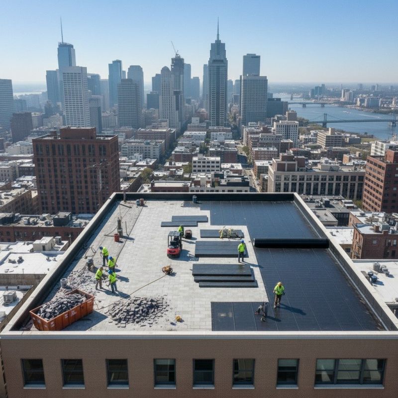 Flat Roof Replacement in Clementon, NJ