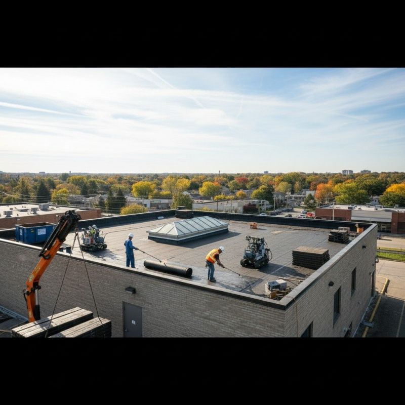 Flat Roof Replacement in Waterford Works, NJ