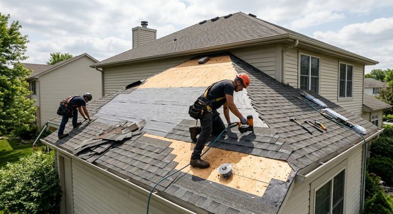 Hip Roof Shingle Replacement in Camden County, NJ
