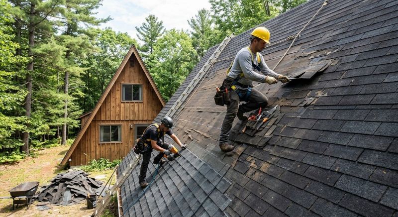 Hip Roof Shingle Replacement in Camden County, NJ