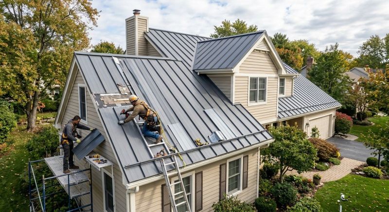 Metal Roof Repair in Wynnewood, PA