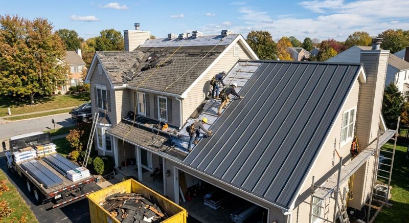 Metal Roof Replacement in Cherry Hill, NJ