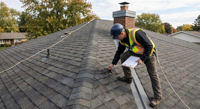 Roof Damage Inspection in Mount Laurel, NJ