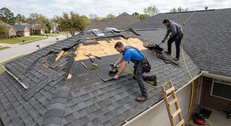 Roof Damage Repair in Glenolden, PA