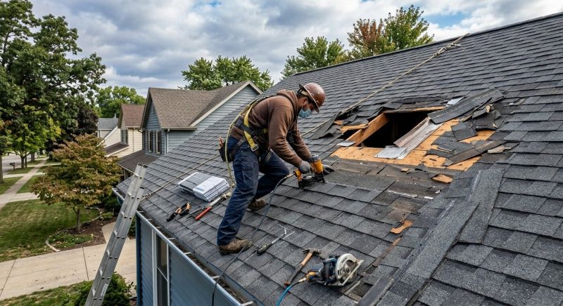 Roof Damage Repair in Upper Darby, PA