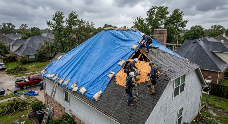 Roof Damage Restoration in Delaware County, PA