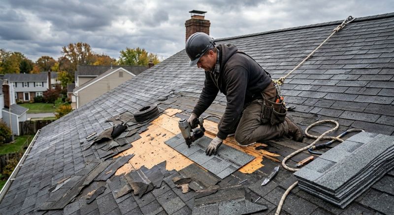 Roof Damage Restoration in Springfield, PA