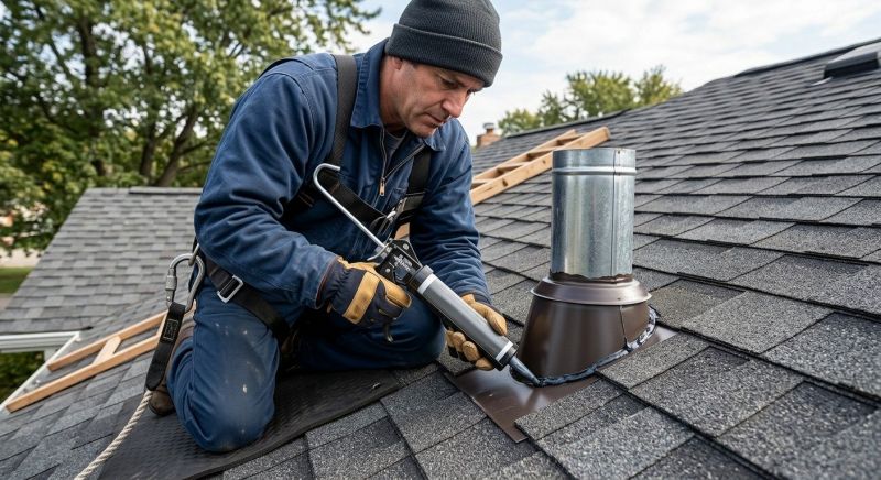 Roof Vent Flashing Repair in Camden County, NJ