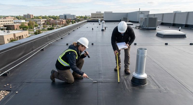 Rubber Roof Inspection in Camden County, NJ