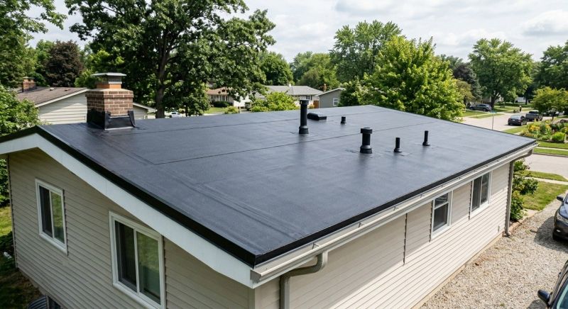 Rubber Roof Installation in Camden County, NJ