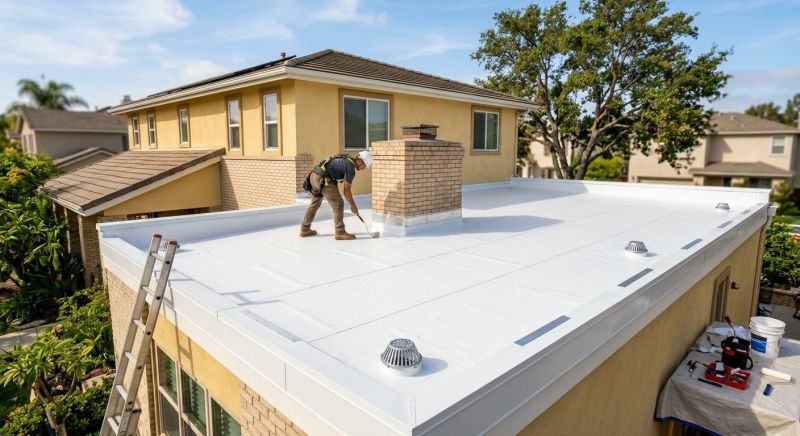 Rubber Roof Repair in Aston, PA