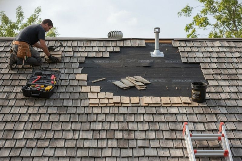 Shake Shingle Repair in Springfield, PA