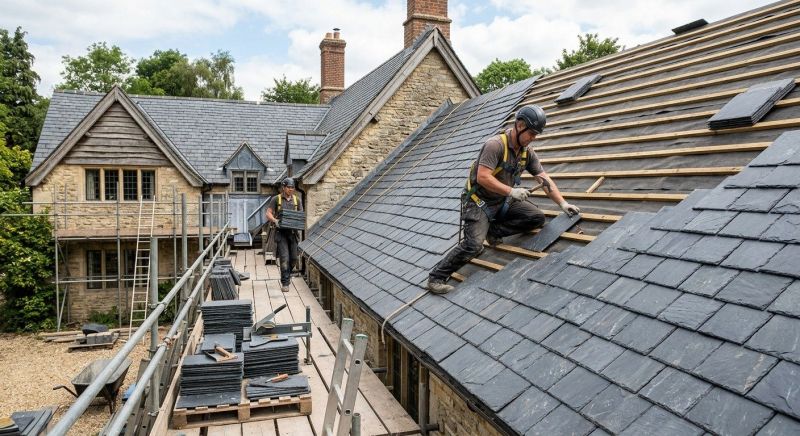 Slate Roof Construction in Camden County, NJ