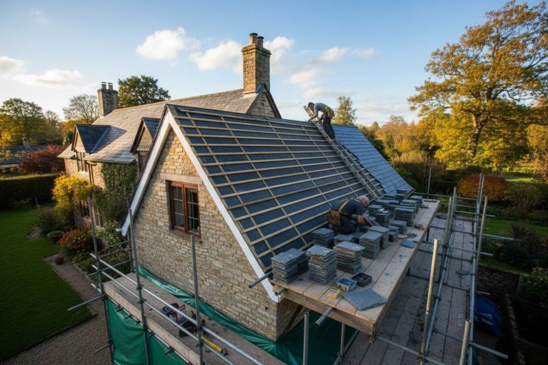Slate Roof Replacement in Bryn Mawr, PA