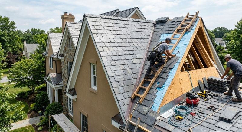 Slate Shingles Repair in Haddon Heights, NJ
