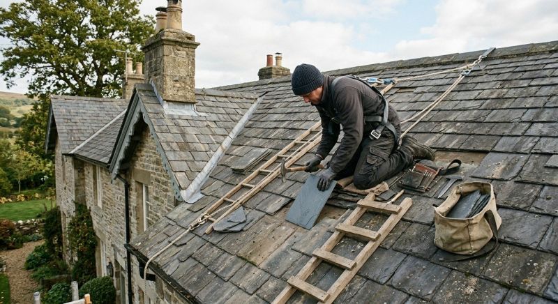 Slate Shingles Repair in Media, PA