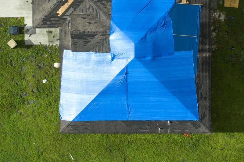 Storm Damage Roof Tarping in Camden County, NJ