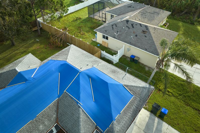 Storm Damage Roof Tarping in Camden County, NJ