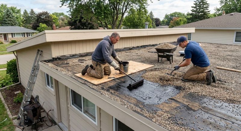 Tar And Gravel Roof Repair in Clementon, NJ