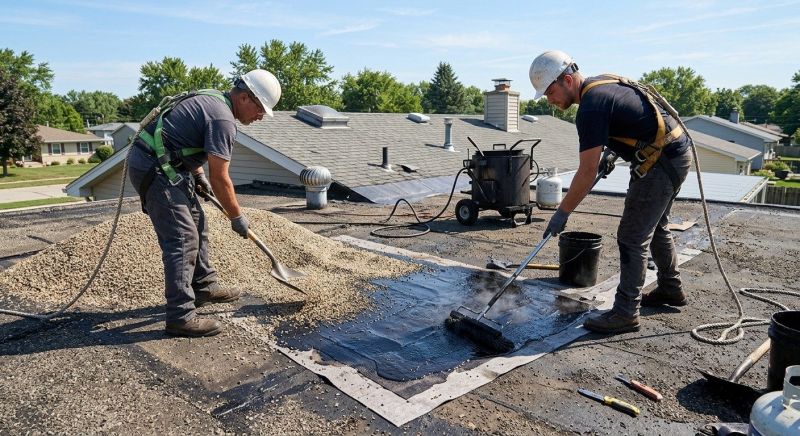 Tar And Gravel Roof Repair in Media, PA