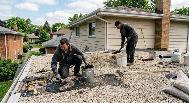 Tar And Gravel Roof Repair in Pitman, NJ