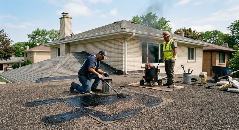 Tar And Gravel Roof Repair in Springfield, PA