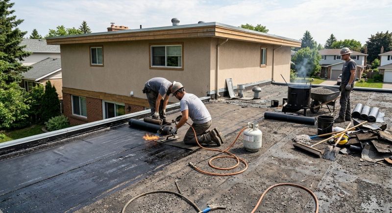 Tar Roof Repair in Delaware County, PA