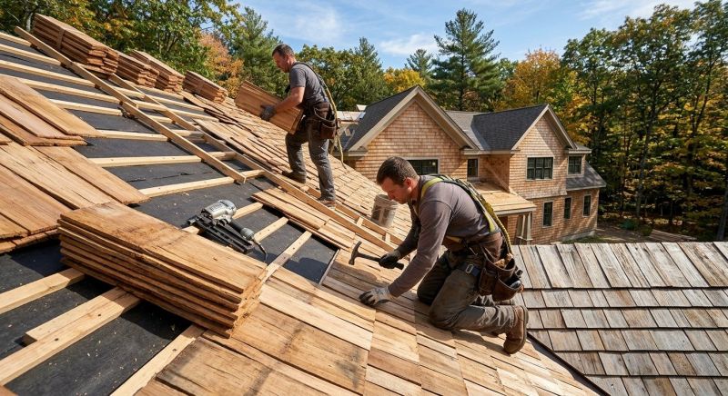 Wood Roofing Installation in Huntingdon Valley, PA
