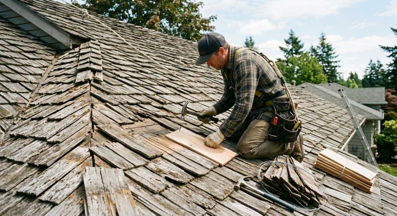 Wood Shake Roof Repair in Gladwyne, PA